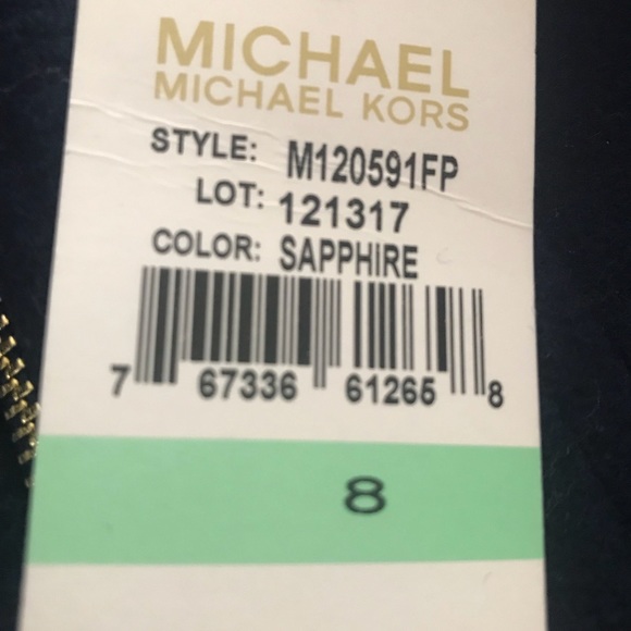 Michael Kors Sapphire Asymmetrical Coat - Picture 6 of 8